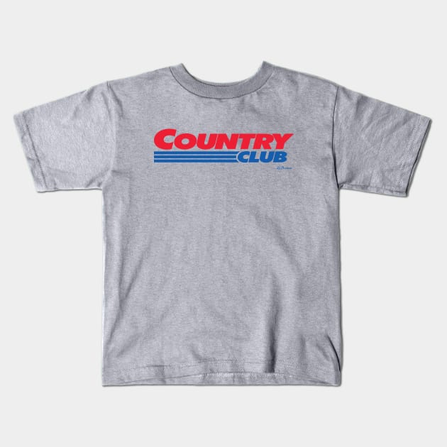 Suburban Country Club Kids T-Shirt by LePossum